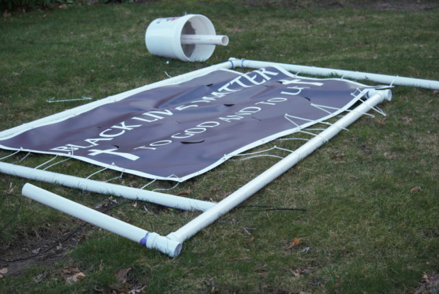 Black Lives Matter sign