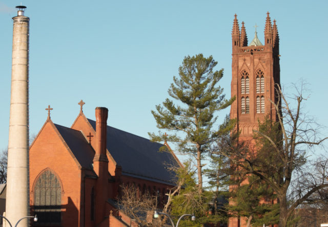 Church at sunrise