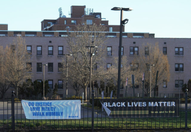 Black Lives Matter sign